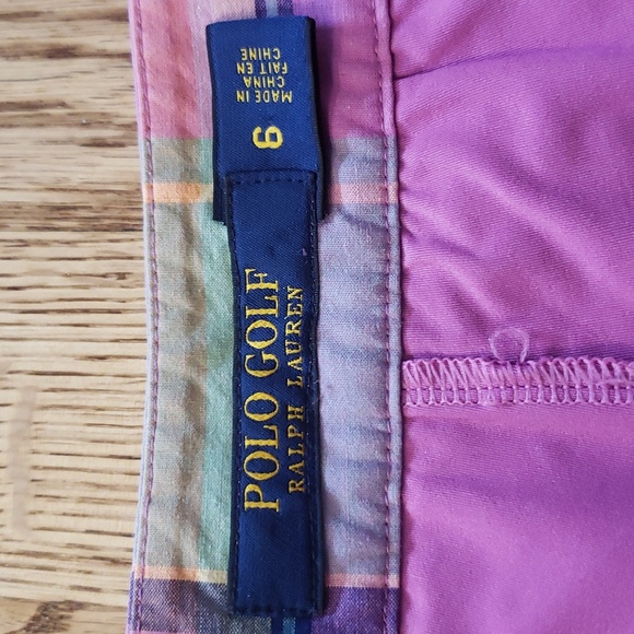 (6) POLO Golf Ralph Lauren Plaid Pastel Skort Athleisure Outdoor Sporty - Picture 3 of 7